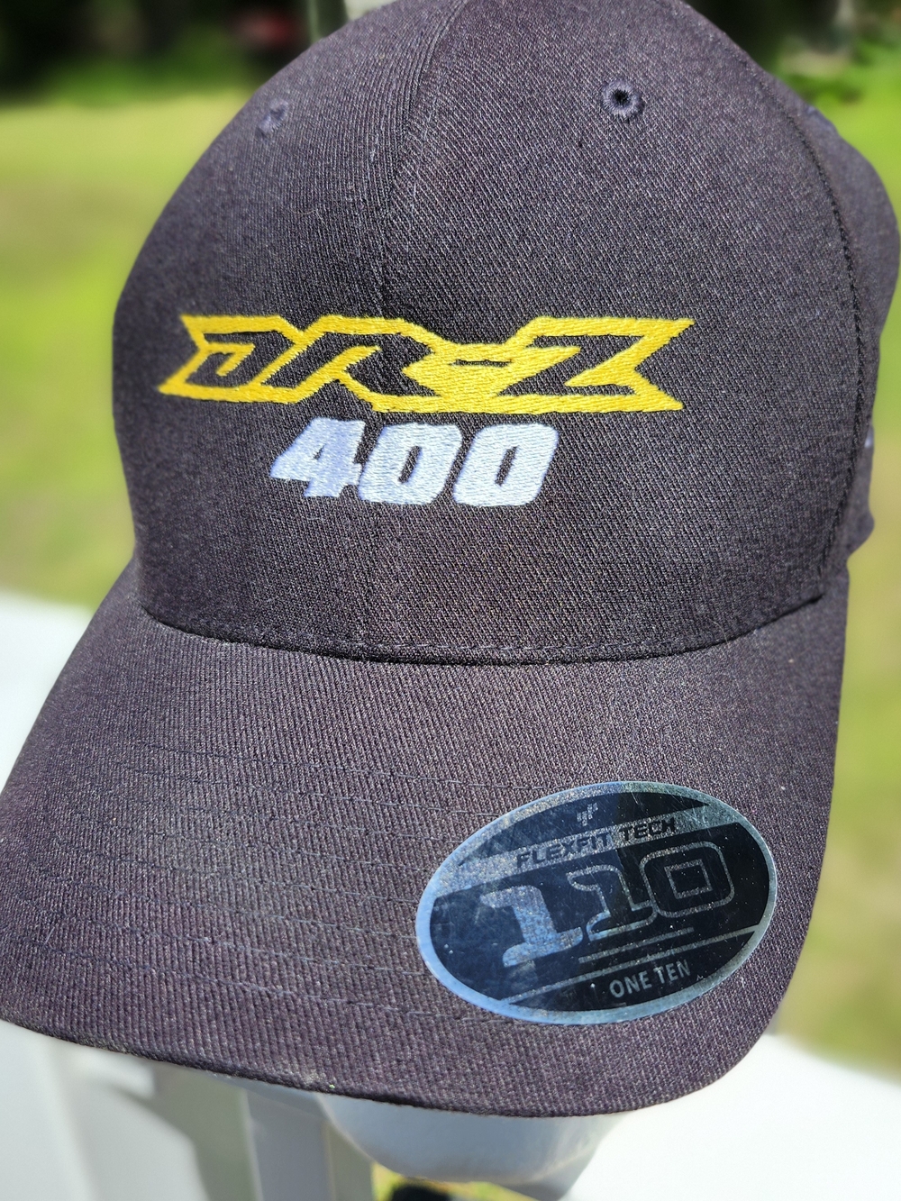 DRZ 400 Motorcycle 1 UP 5 Down Embroidered Hat